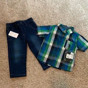NWT Shirt and jeans set